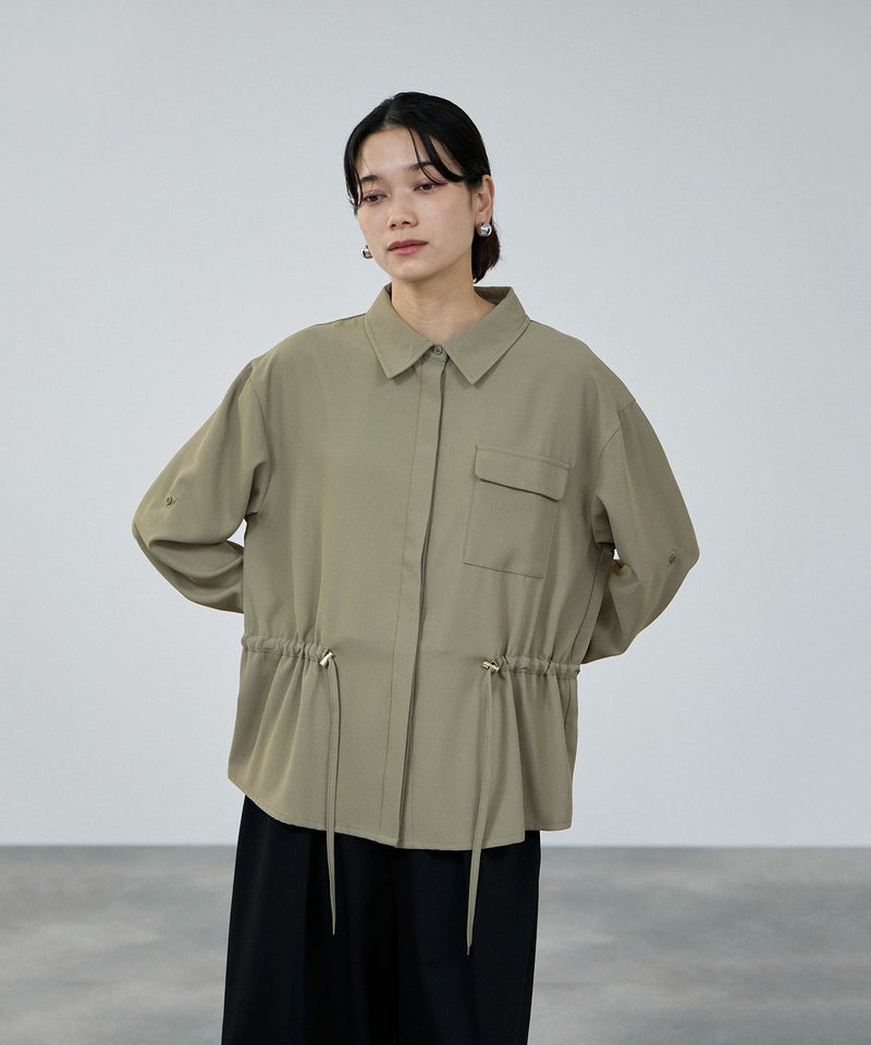 milli de l'air  ジョーゼットブラウジングシャツ レディース商品画像-7