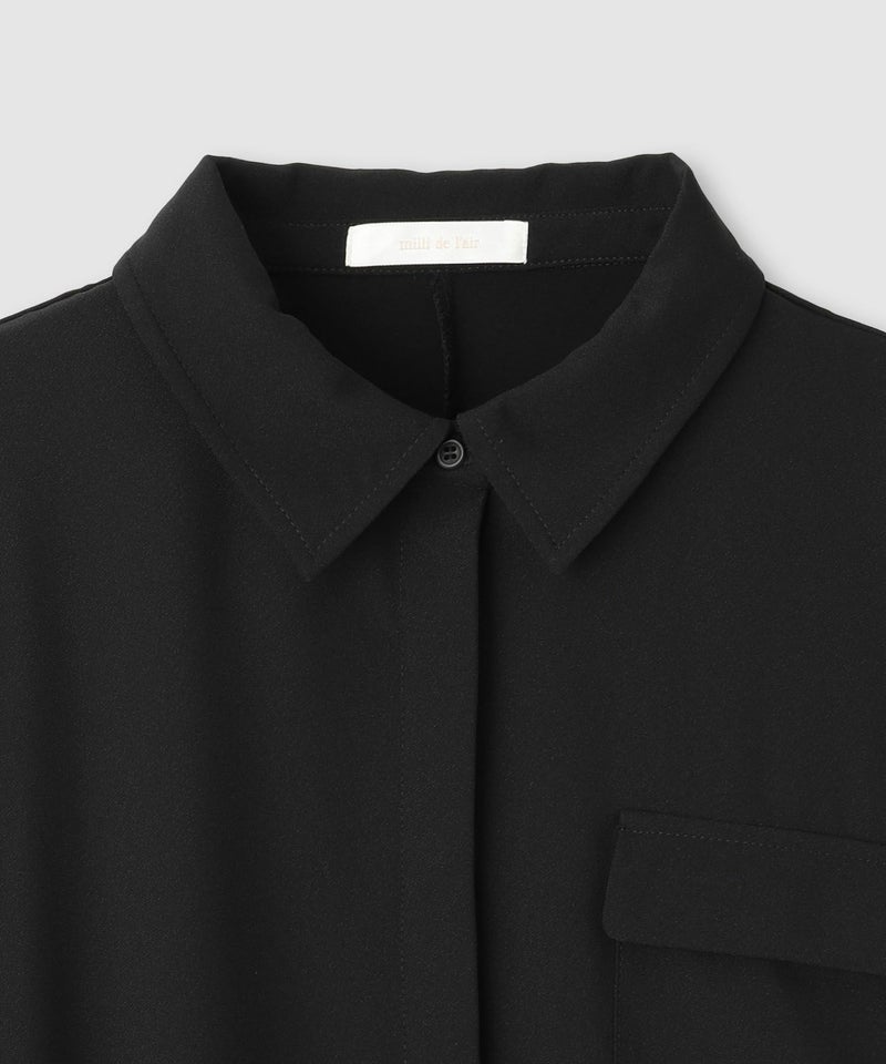 milli de l'air  ジョーゼットブラウジングシャツ レディース商品画像-16