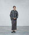 milli de l'air オンブレーチェックシャツ レディース商品サムネイル-10