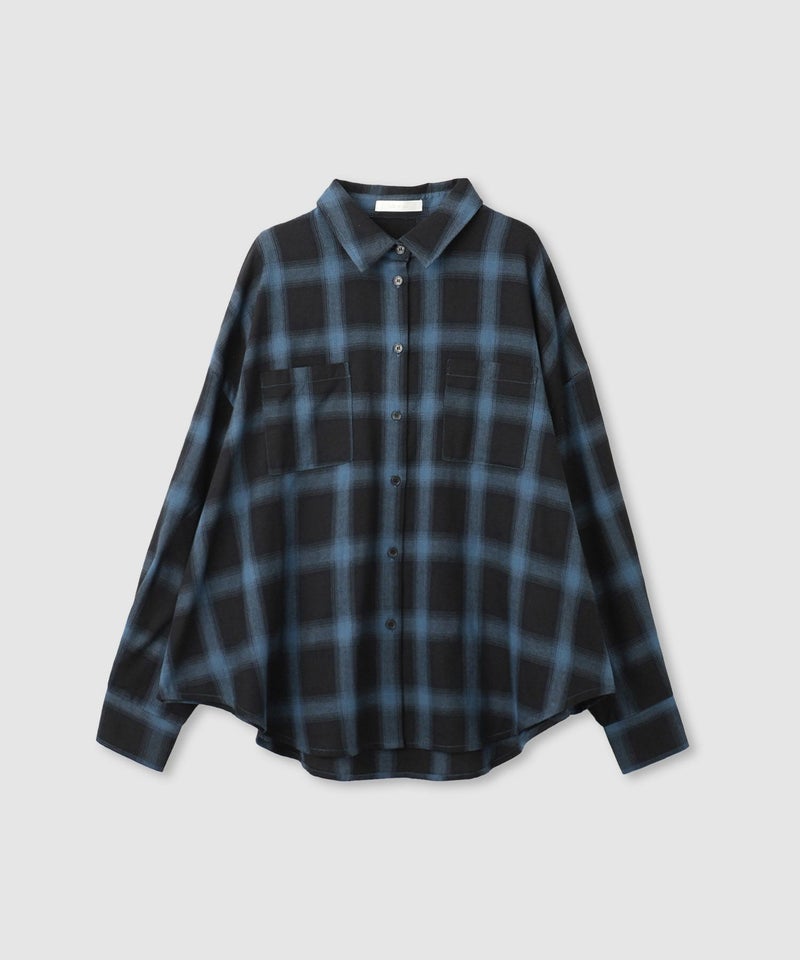 milli de l'air オンブレーチェックシャツ レディース商品画像-15