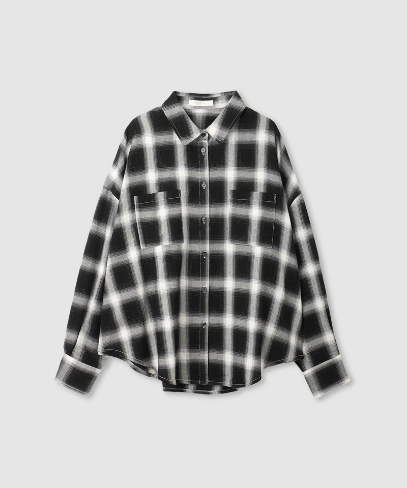 milli de l'air オンブレーチェックシャツ レディース商品画像-16