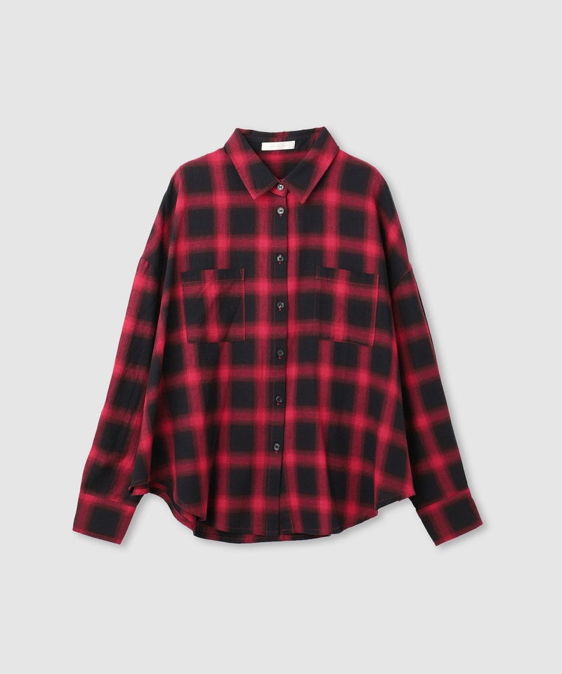 milli de l'air オンブレーチェックシャツ レディース商品画像-17