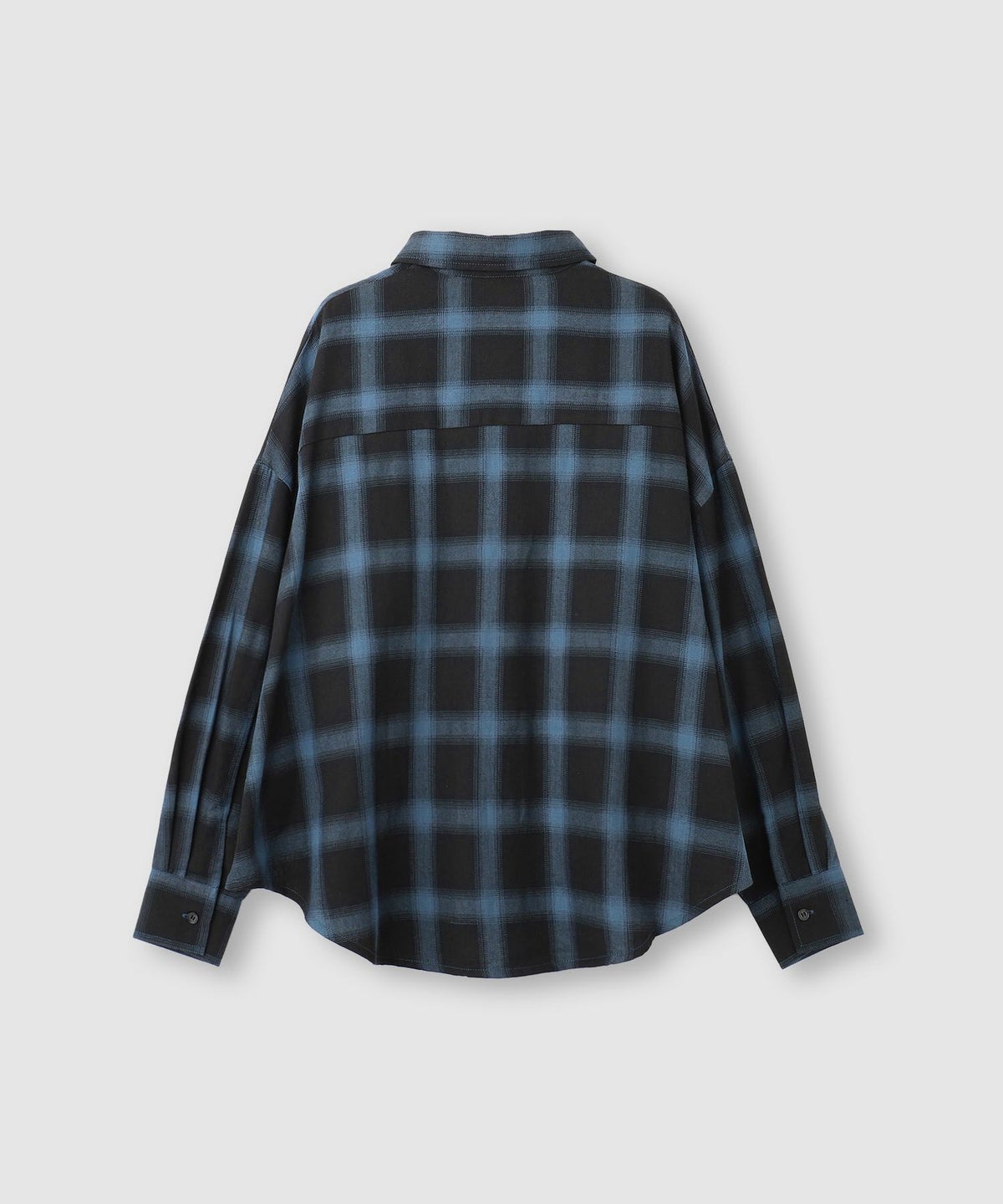 milli de l'air オンブレーチェックシャツ レディース