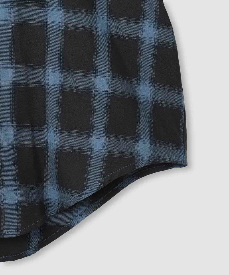 milli de l'air オンブレーチェックシャツ レディース商品画像-21