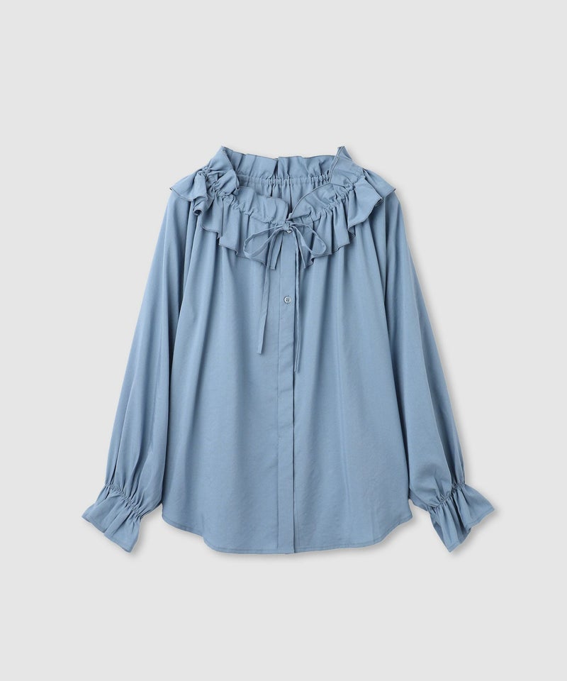 milli de l'air フリルネックボウタイブラウス レディース商品画像-17