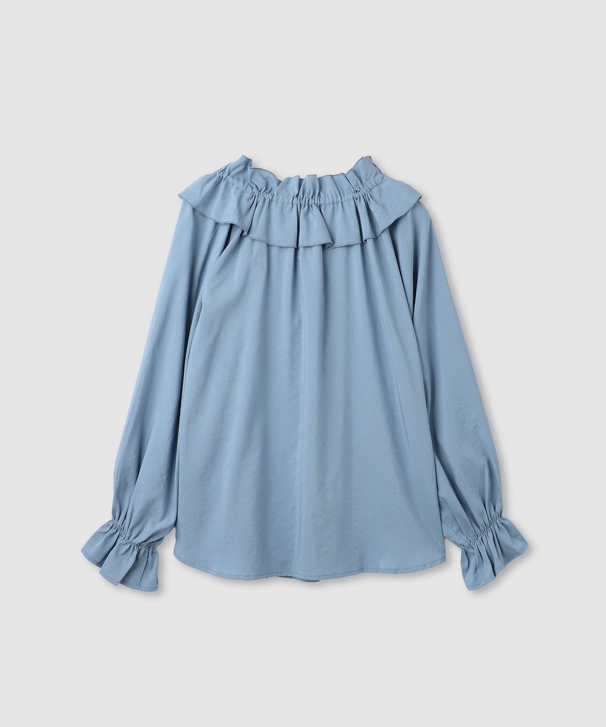 milli de l'air フリルネックボウタイブラウス レディース