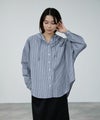 milli de l'air マルチストライプシャツパーカー レディース商品サムネイル-3