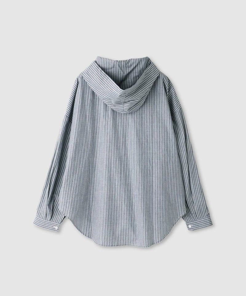 milli de l'air マルチストライプシャツパーカー レディース商品画像-8