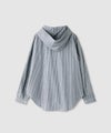 milli de l'air マルチストライプシャツパーカー レディース商品サムネイル-8