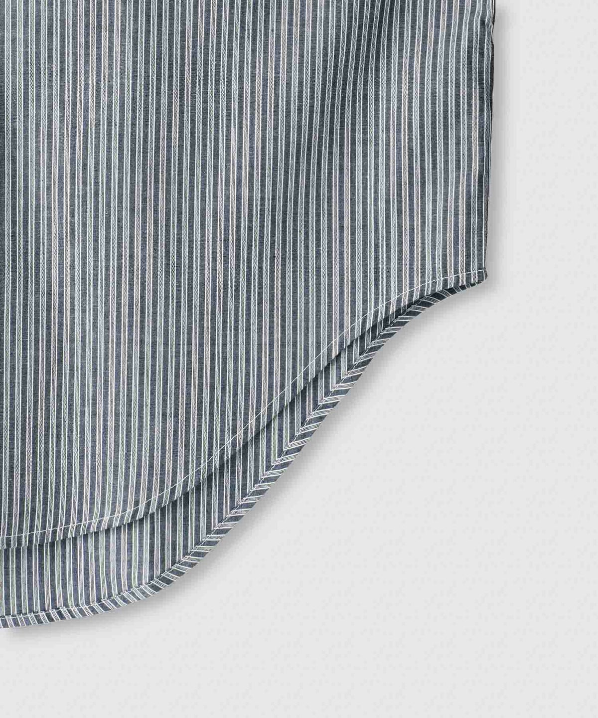 milli de l'air マルチストライプシャツパーカー レディース