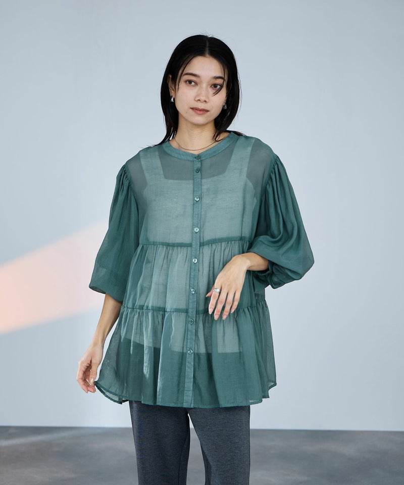 milli de l'air ティアードブラウス レディース商品画像-1