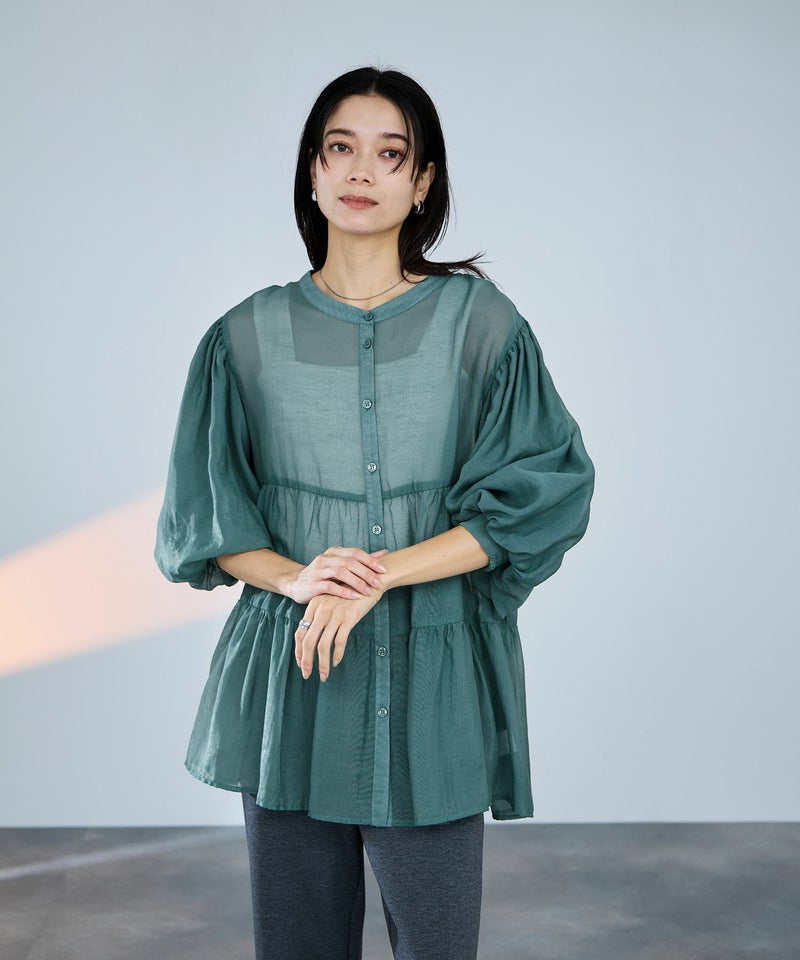 milli de l'air ティアードブラウス レディース商品画像-4