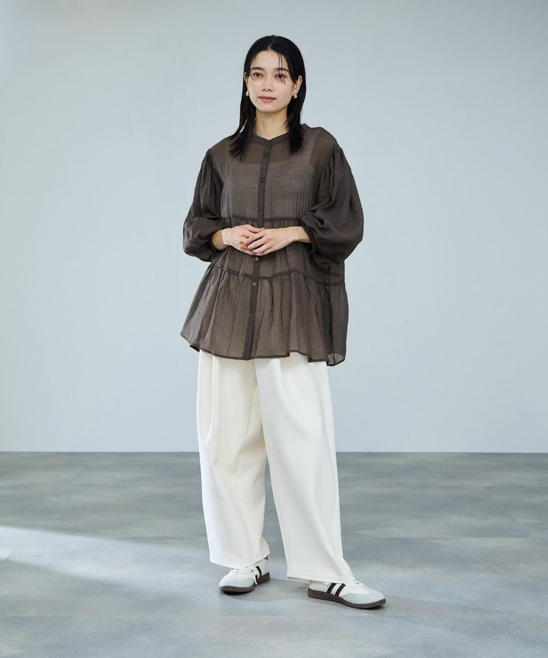 milli de l'air  ティアードブラウス レディース商品画像-8