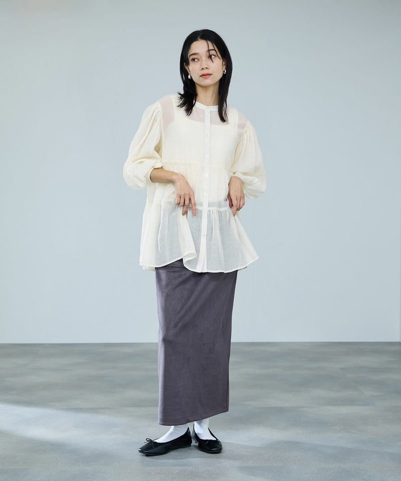 milli de l'air ティアードブラウス レディース商品画像-12