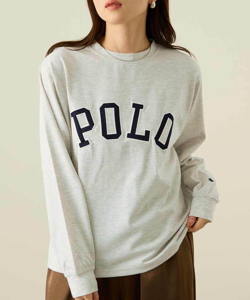 POLO BCS  ロゴワッペン長袖Tシャツ レディース メール便 対応商品商品画像-1