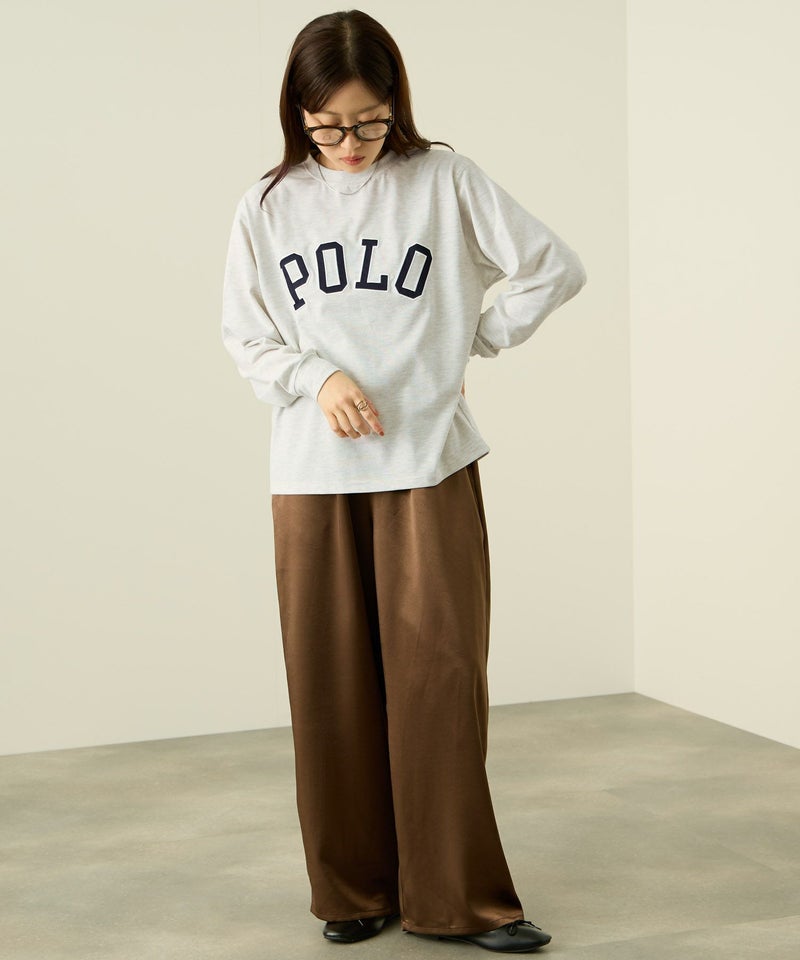 POLO BCS ロゴワッペン長袖Tシャツ レディース メール便 対応商品商品画像-7