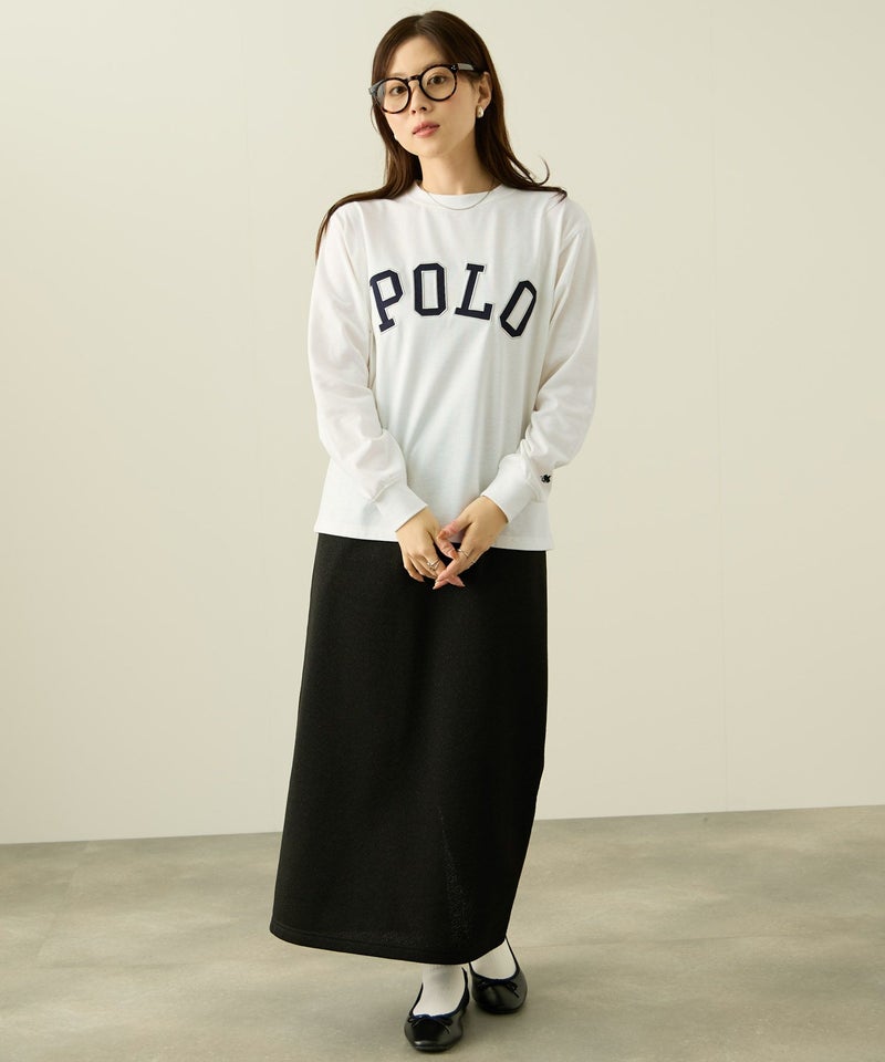 POLO BCS ロゴワッペン長袖Tシャツ レディース メール便 対応商品商品画像-12