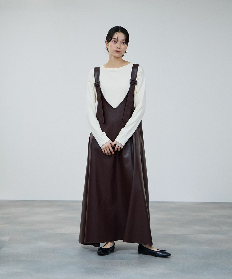 milli de l'air  チュールトリムテレコ長袖Tシャツ レディース メール便 対応商品商品画像-9