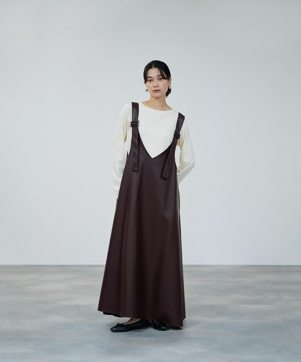 milli de l'air チュールトリムテレコ長袖Tシャツ レディース メール便 対応商品