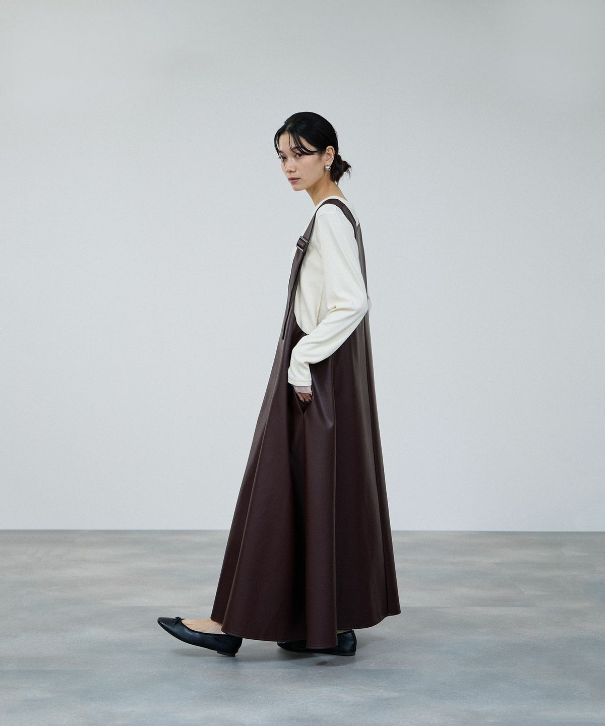 milli de l'air チュールトリムテレコ長袖Tシャツ レディース メール便 対応商品