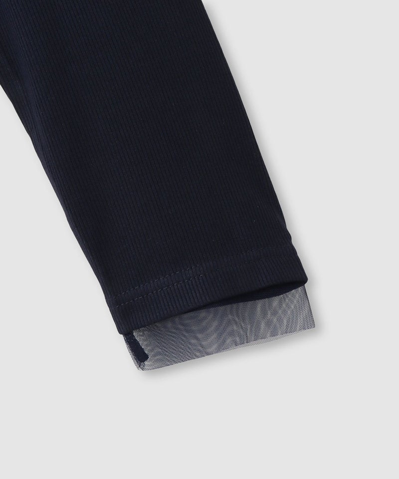 milli de l'air チュールトリムテレコ長袖Tシャツ レディース メール便 対応商品商品画像-25