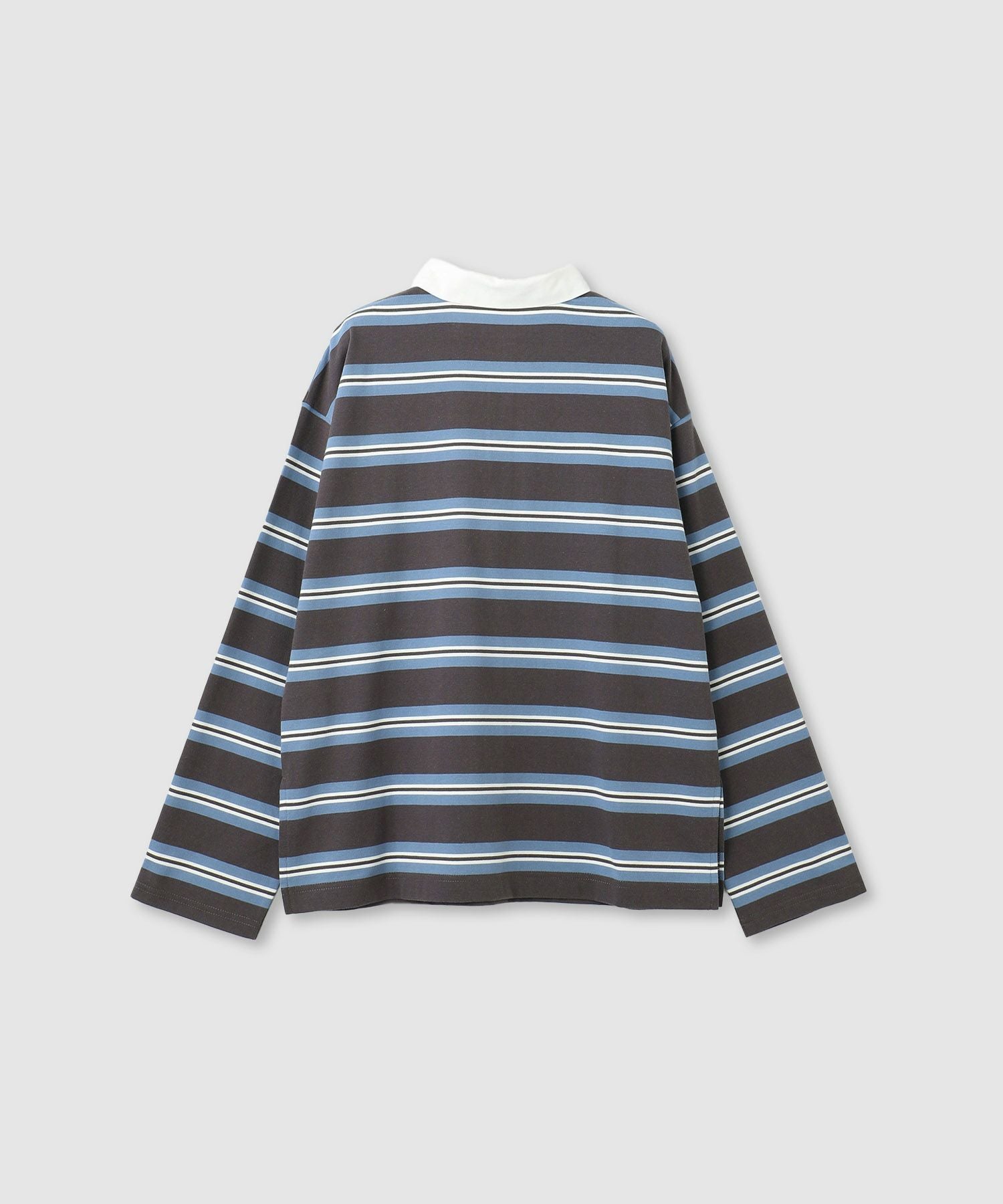 milli de l'air イレギュラーボーダーラガーシャツ レディース