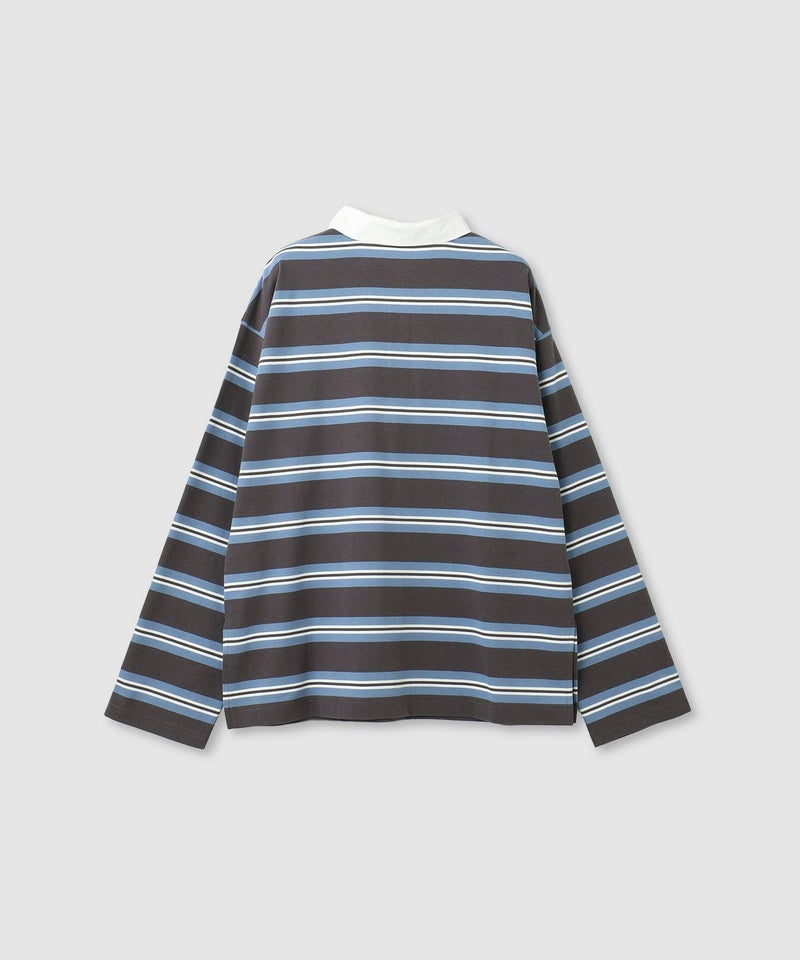 milli de l'air イレギュラーボーダーラガーシャツ レディース商品画像-10