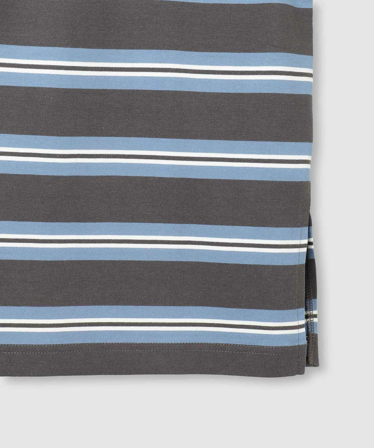 milli de l'air イレギュラーボーダーラガーシャツ レディース