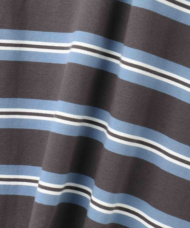 milli de l'air イレギュラーボーダーラガーシャツ レディース商品画像-14