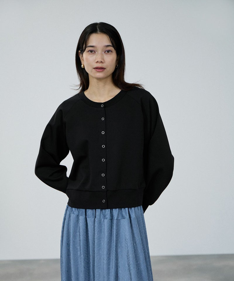 milli de l'air  エアリエポンチ素材カーディガン レディース商品画像-2