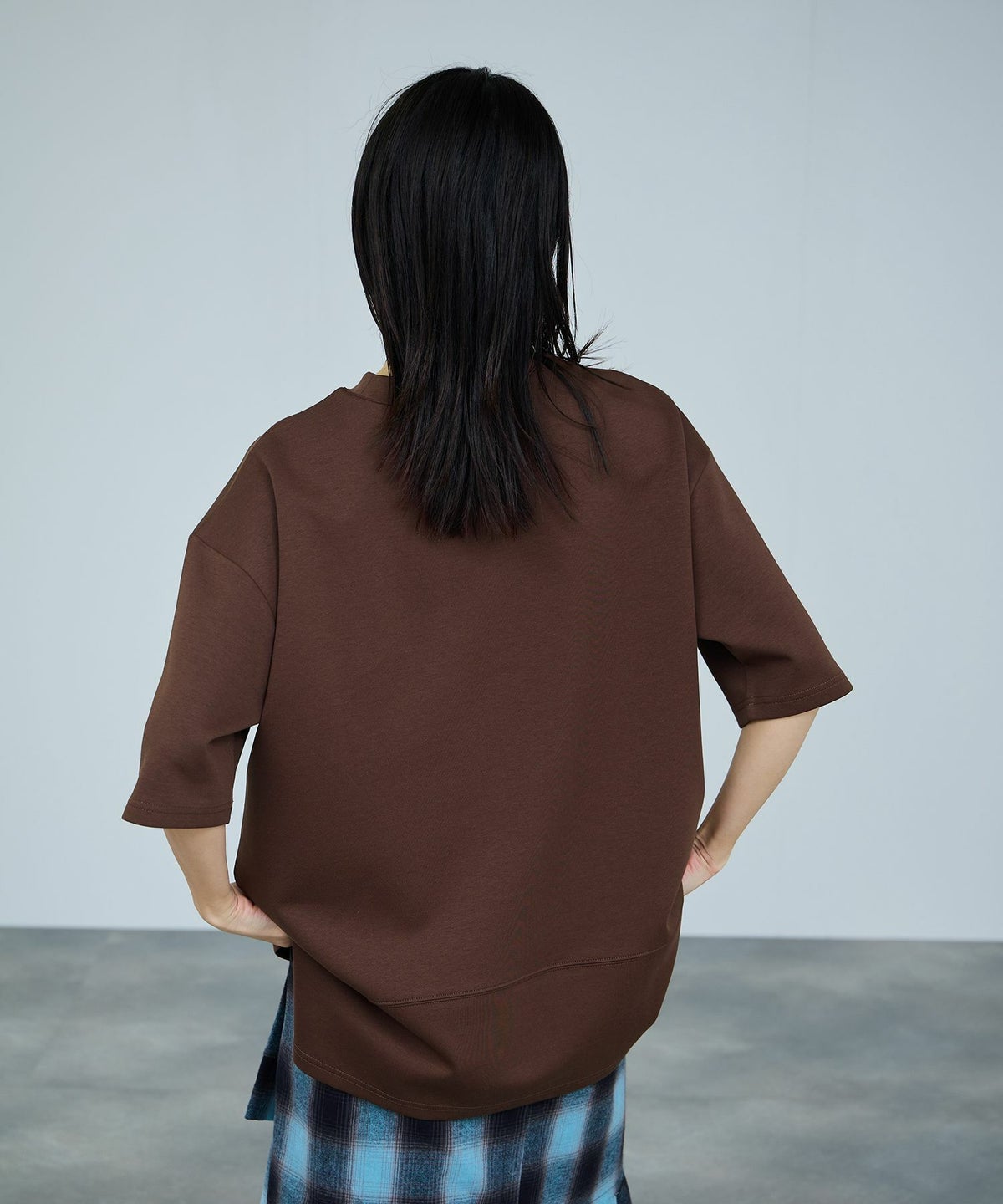 milli de l'air エアリエポンチ素材Tシャツ レディース メール便 対応商品