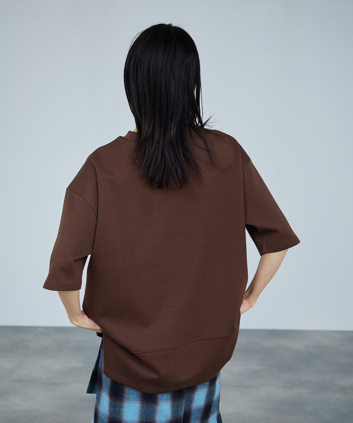 milli de l'air エアリエポンチ素材Tシャツ レディース メール便 対応商品