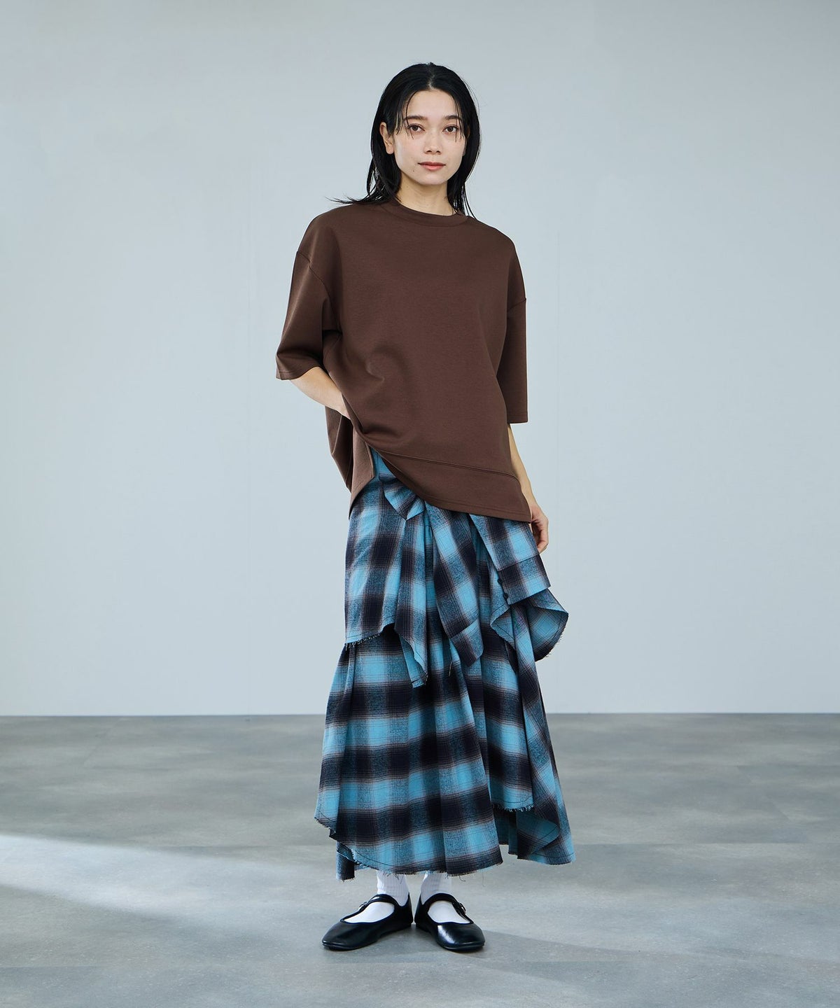 milli de l'air エアリエポンチ素材Tシャツ レディース メール便 対応商品