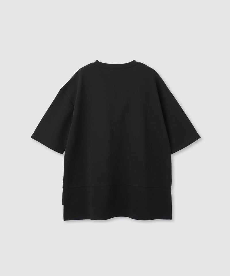 milli de l'air エアリエポンチ素材Tシャツ レディース メール便 対応商品商品画像-24