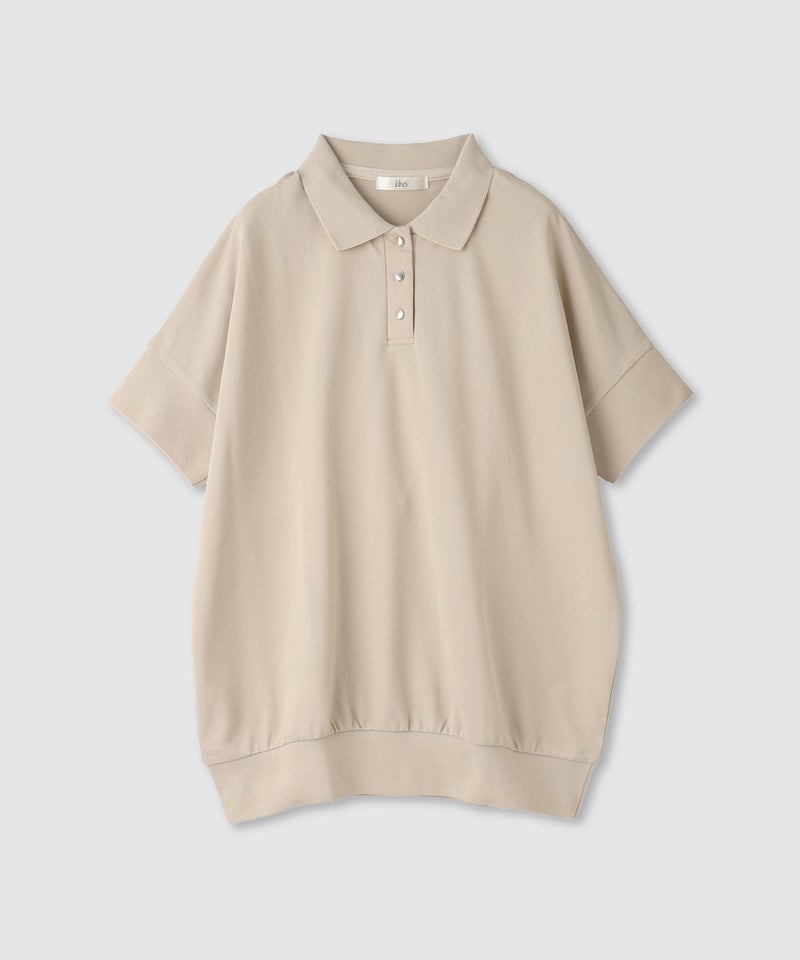 Idnes ドルマン鹿の子ポロシャツ レディース商品画像-16
