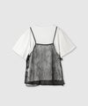 Idnes Tシャツ×レースキャミソールセット レディース商品サムネイル-7