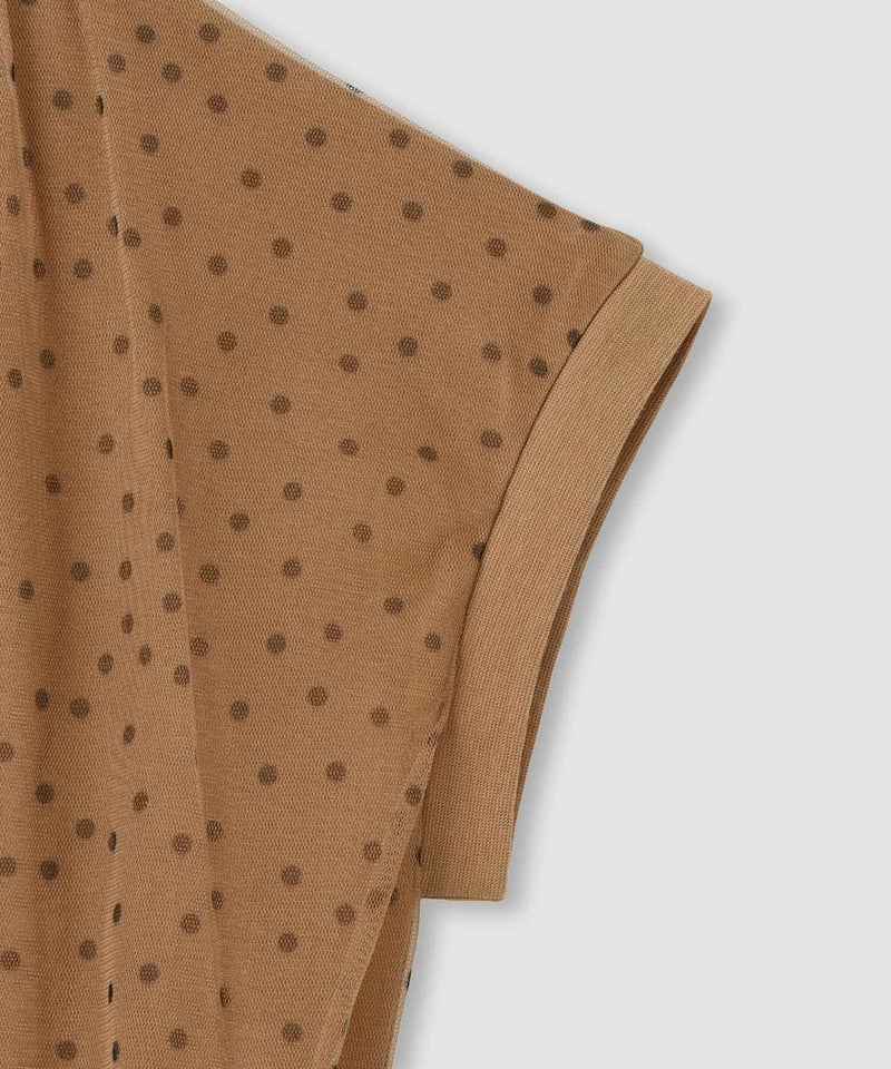 Idnes ドットチュールフレンチプルオーバー レディース メール便 対応商品商品画像-5