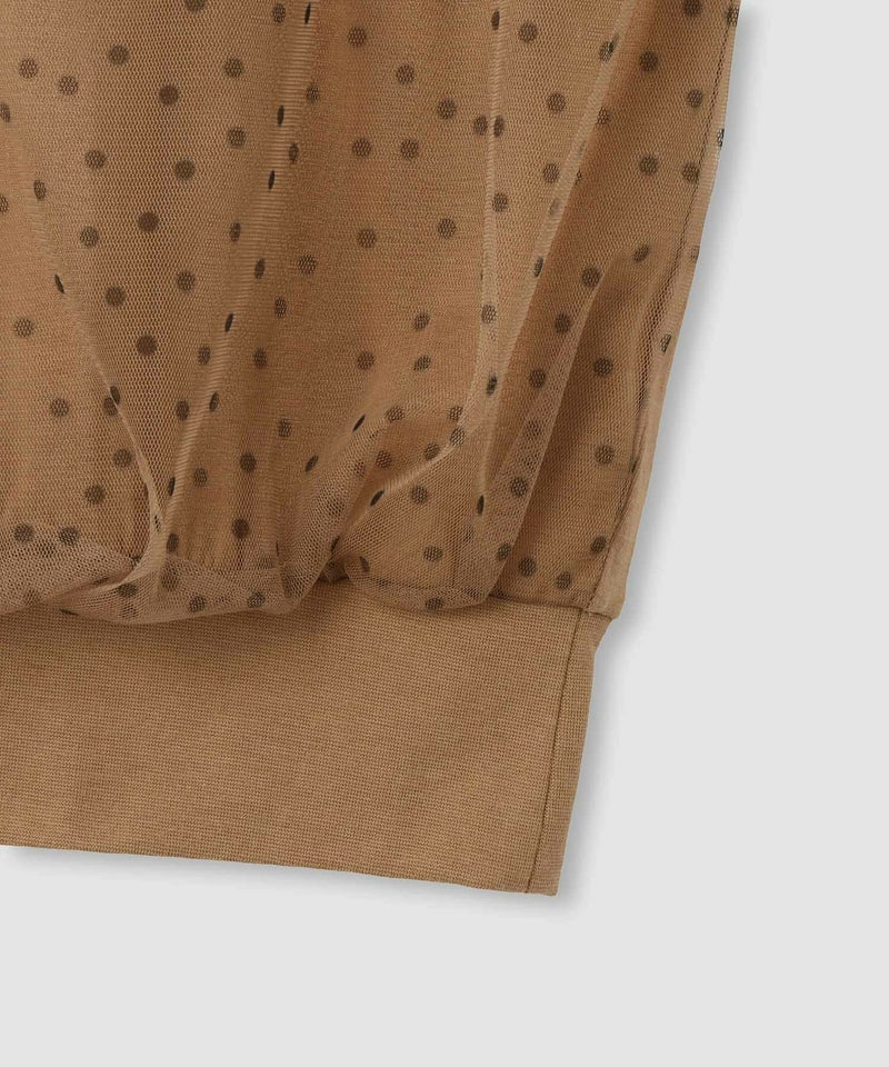 Idnes ドットチュールフレンチプルオーバー レディース メール便 対応商品商品画像-6