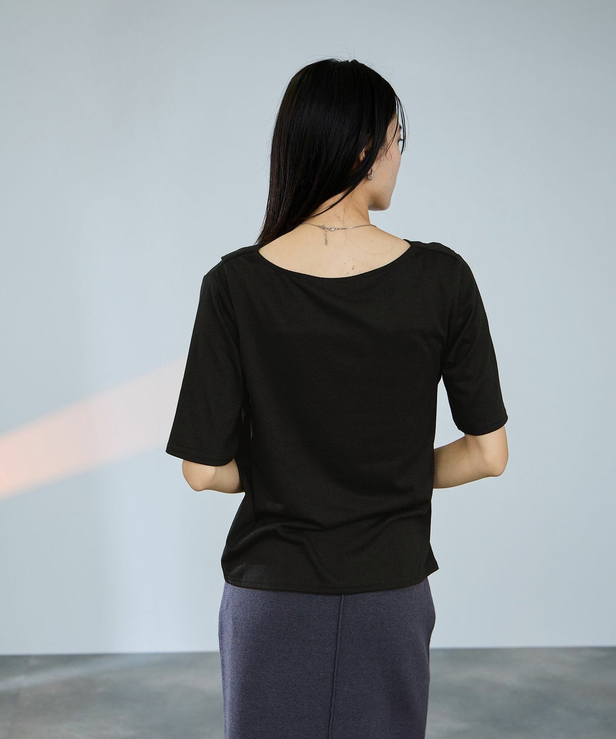 milli de l'air ドレープネックプルオーバー レディース メール便 対応商品