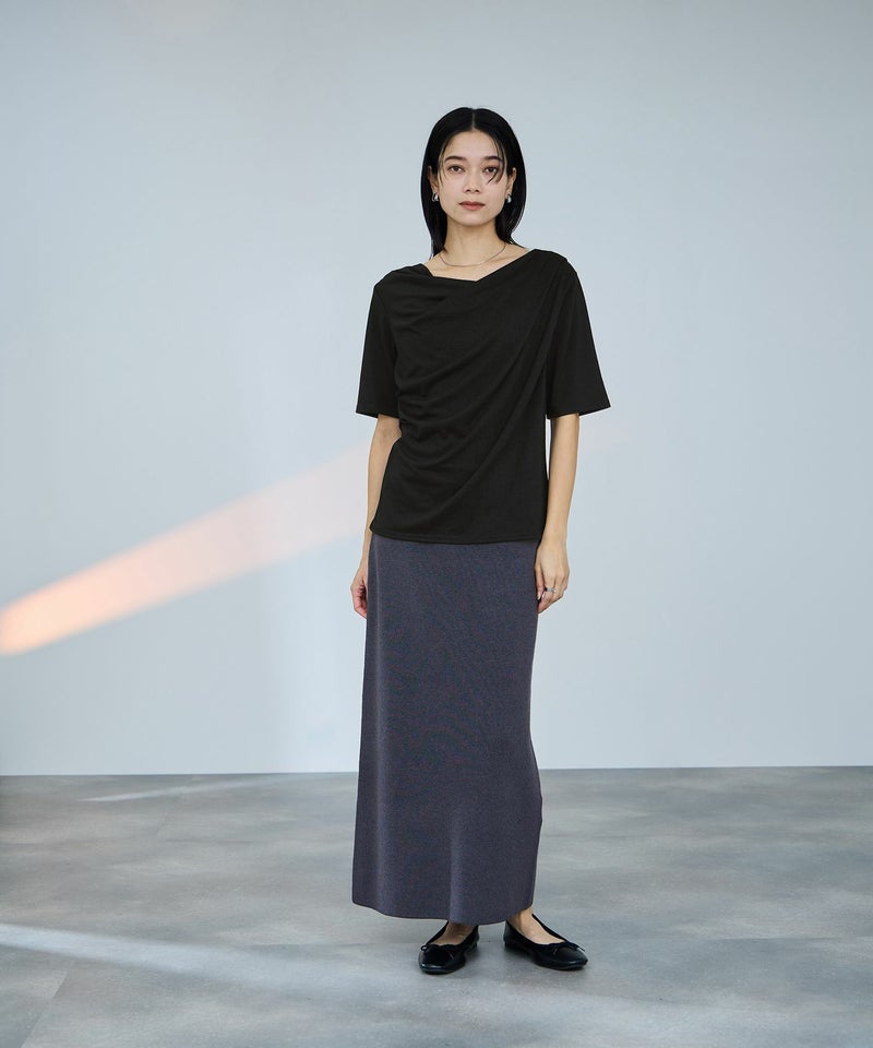 milli de l'air ドレープネックプルオーバー レディース メール便 対応商品商品画像-9