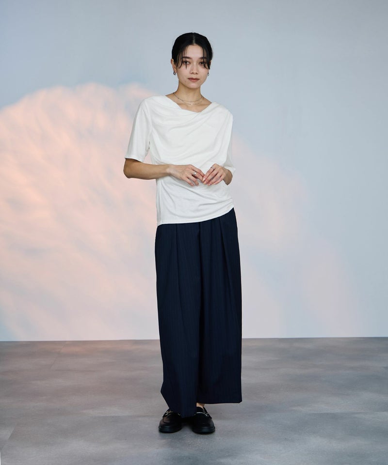 milli de l'air ドレープネックプルオーバー レディース メール便 対応商品商品画像-12