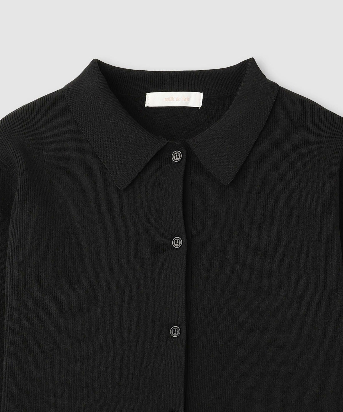 milli de l'air ソフトレッチポロカーディガン レディース