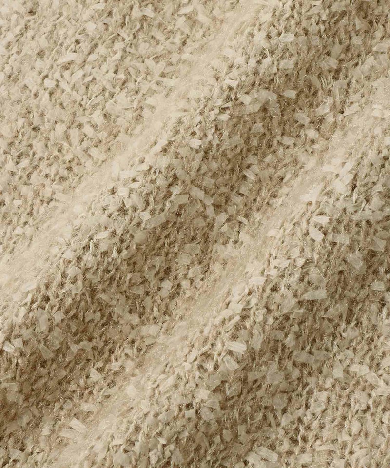 [期間限定knit]Idnes  チュール×フェザーニットベスト レディース商品画像-8