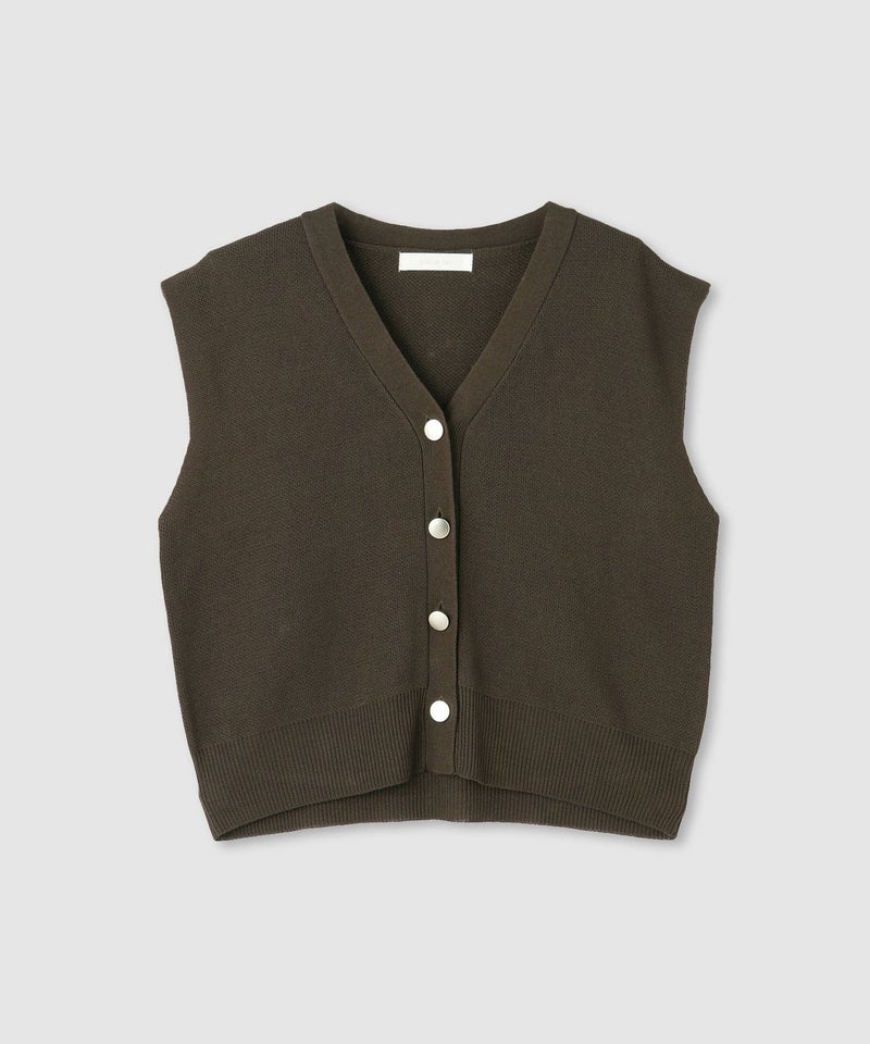 milli de l'air ニット前開きベスト レディース商品画像-14