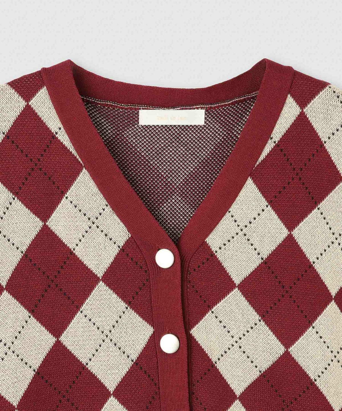 milli de l'air ニット前開きベスト レディース