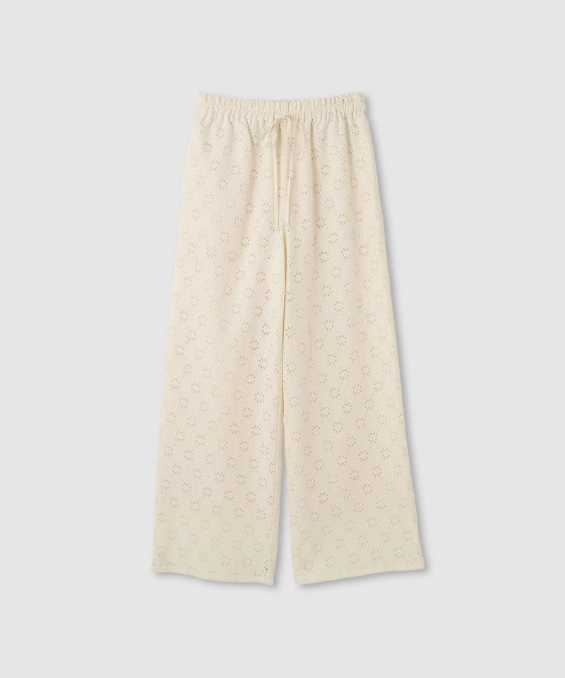 Idnes レースイージーパンツ レディース商品画像-2