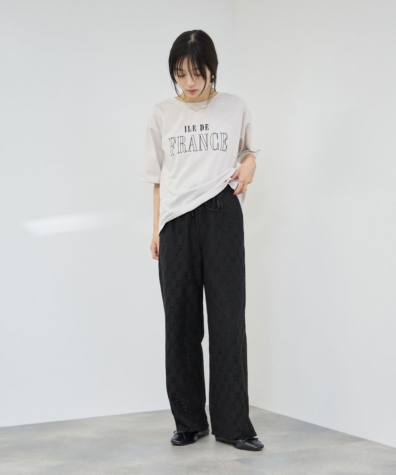 Idnes  レースイージーパンツ レディース商品画像-7