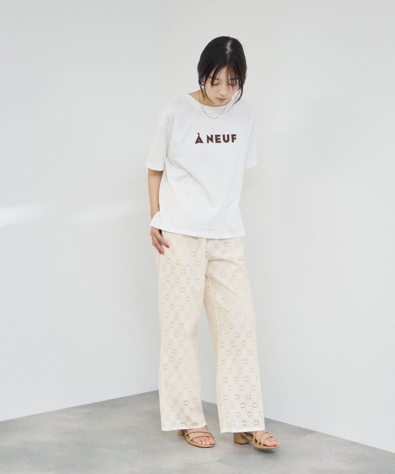 Idnes  レースイージーパンツ レディース商品画像-8
