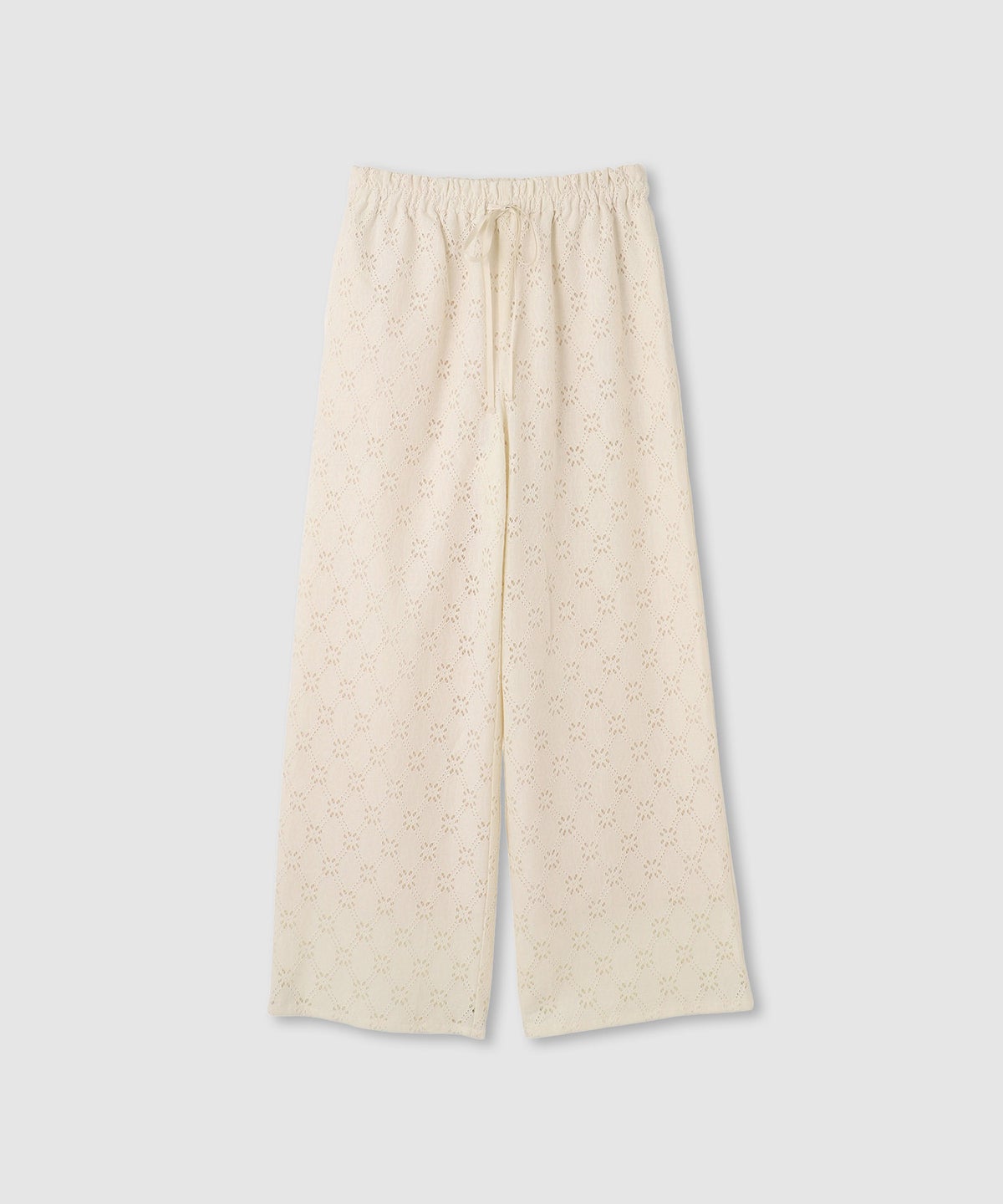 [ボトムス20%OFF]Idnes レースイージーパンツ レディース