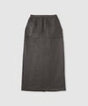 milli de l'air スエードライクポンチ素材Iラインスカート レディース商品サムネイル-13